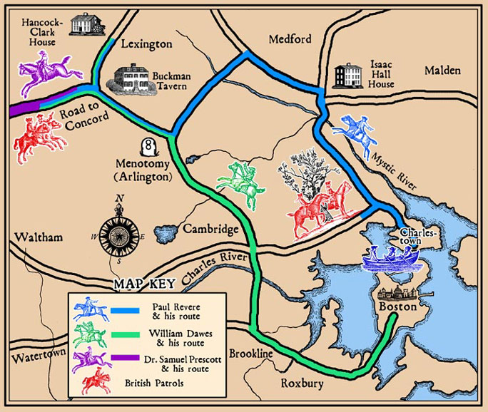 midnight ride map - click to enlarge